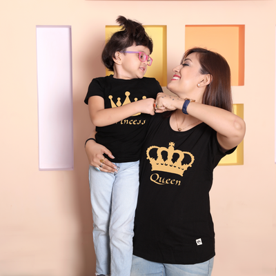 queen and princess matching tees