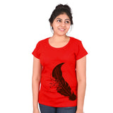 Feather Matching Red and Black Tees