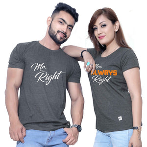 Mr & Mrs Right T-Shirts
