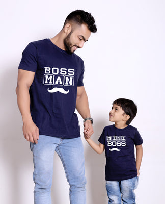 Man and Mini boss T-Shirts