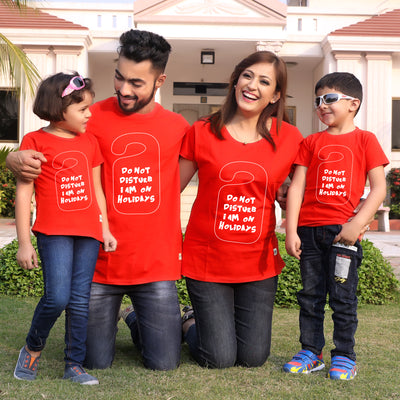 Do not disturb,Matching family t-shirt