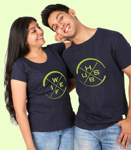 Hubs & wife matching couple t-shirt
