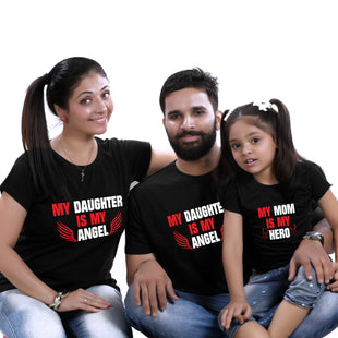 Mom Dad Son T Shirts