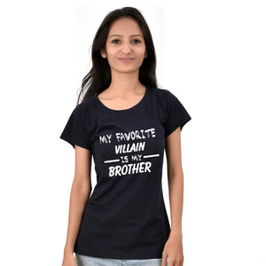 My favorite villain is my brother tees