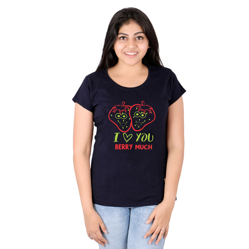I love you berry much women t-shirt